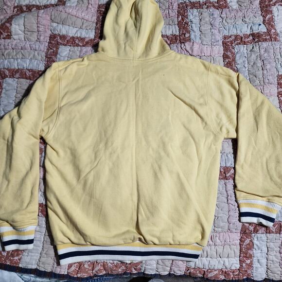 Pepsi-Cola Men's XL Yellow Full Zip Hoodie Vintage 90's Script Logo - Picture 8 of 9